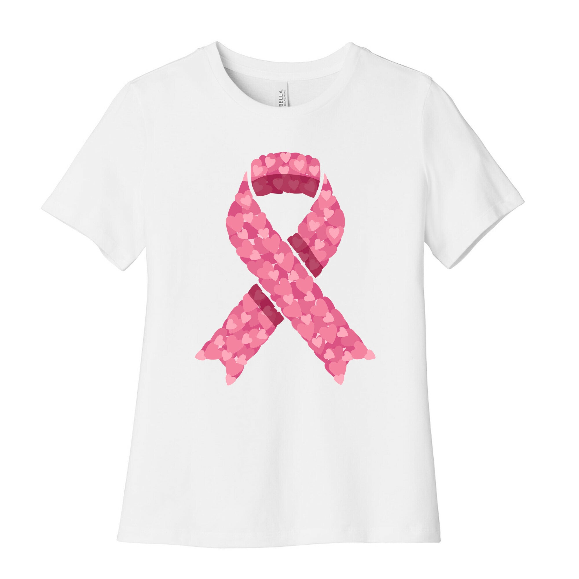 Pink Ribbon Womens Cotton Tee